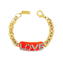 Load image into Gallery viewer, Tova Love ID Enamel Bracelet
