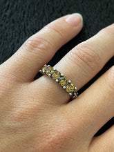 Load image into Gallery viewer, French Kande Cinq Swarovski Ring with Choice of Swarovski