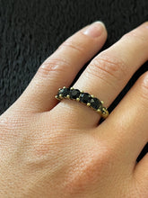 Load image into Gallery viewer, French Kande Cinq Swarovski Ring with Choice of Swarovski