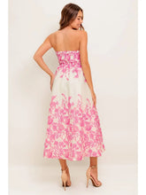 Load image into Gallery viewer, Strapless Printed Woven Dress