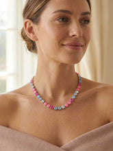 Load image into Gallery viewer, Sorrelli Matilda Choker Necklace-Peony Breeze Paladium
