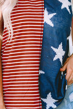 Load image into Gallery viewer, Star and Stripe V-Neck Tank