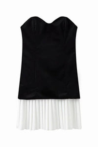 Strapless Velvet Dress