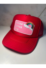 Load image into Gallery viewer, Jesus Loves You vintage trucker hat
