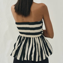 Load image into Gallery viewer, Stripe Bubble Tube Top