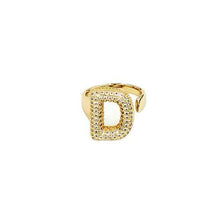 Load image into Gallery viewer, Pavé Initial Ring