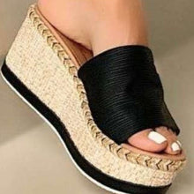 Load image into Gallery viewer, PU Leather Open Toe Sandals
