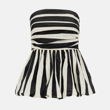 Load image into Gallery viewer, Stripe Bubble Tube Top