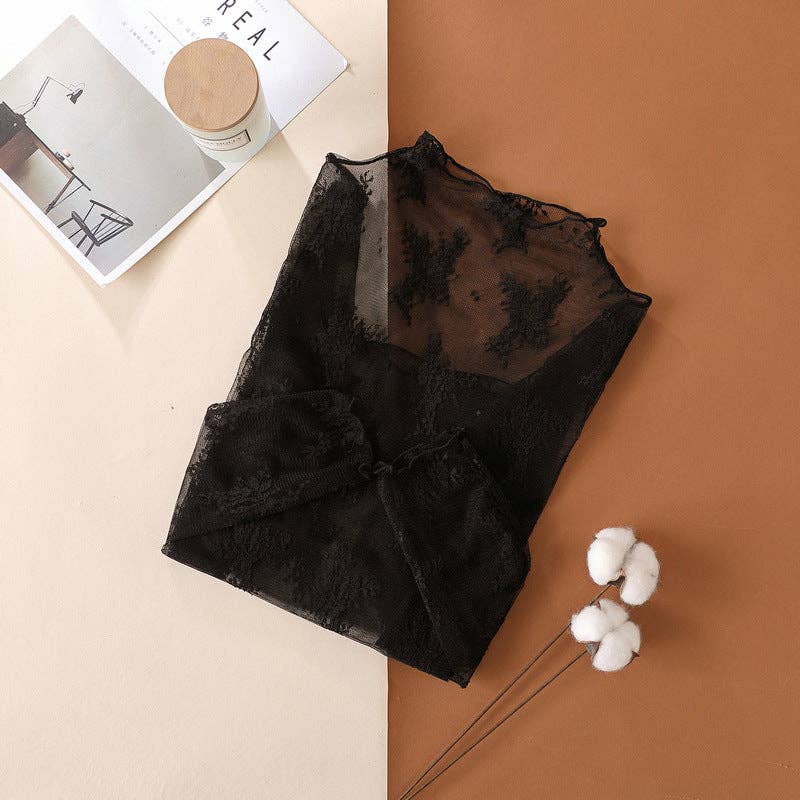 Lace Mesh Tops