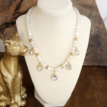 Load image into Gallery viewer, Beaded Charm Necklace With Crystals