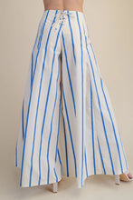 Load image into Gallery viewer, High Waist Wide-Leg Pop Color Stripe Pants