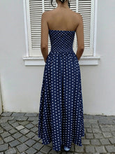 Load image into Gallery viewer, Strapless Polka Dot Dress