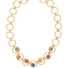 Load image into Gallery viewer, Sorrelli Odessa Open Ring Tennis Necklace, 7 Stones