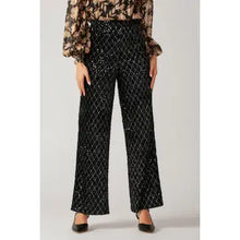 Load image into Gallery viewer, Sequin Pants-Black