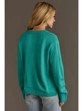 Load image into Gallery viewer, Merry Sweater-Lt. Blue &amp; Bright Pink