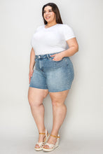 Load image into Gallery viewer, Judy Blue Full Size High Waist Rhinestone Decor Denim Shorts