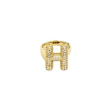 Load image into Gallery viewer, Pavé Initial Ring