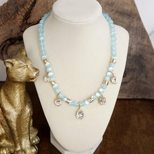 Load image into Gallery viewer, Beaded Charm Necklace With Crystals