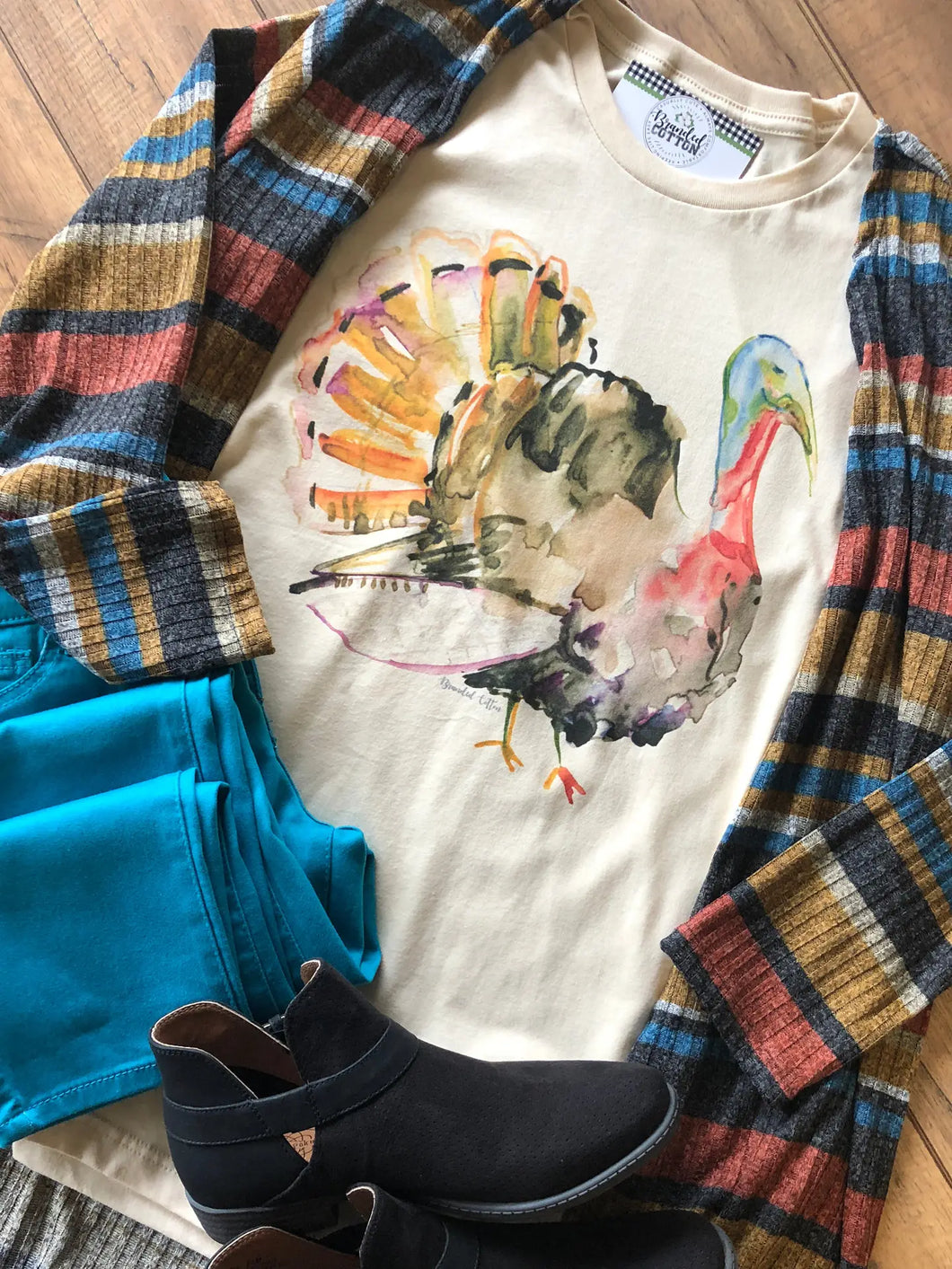 Watercolor Turkey T-shirt