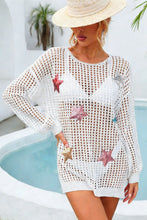 Load image into Gallery viewer, Starry Mesh Beach Cover-Up