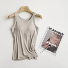 Load image into Gallery viewer, Tank Top Ribbed w/ Built In Bra