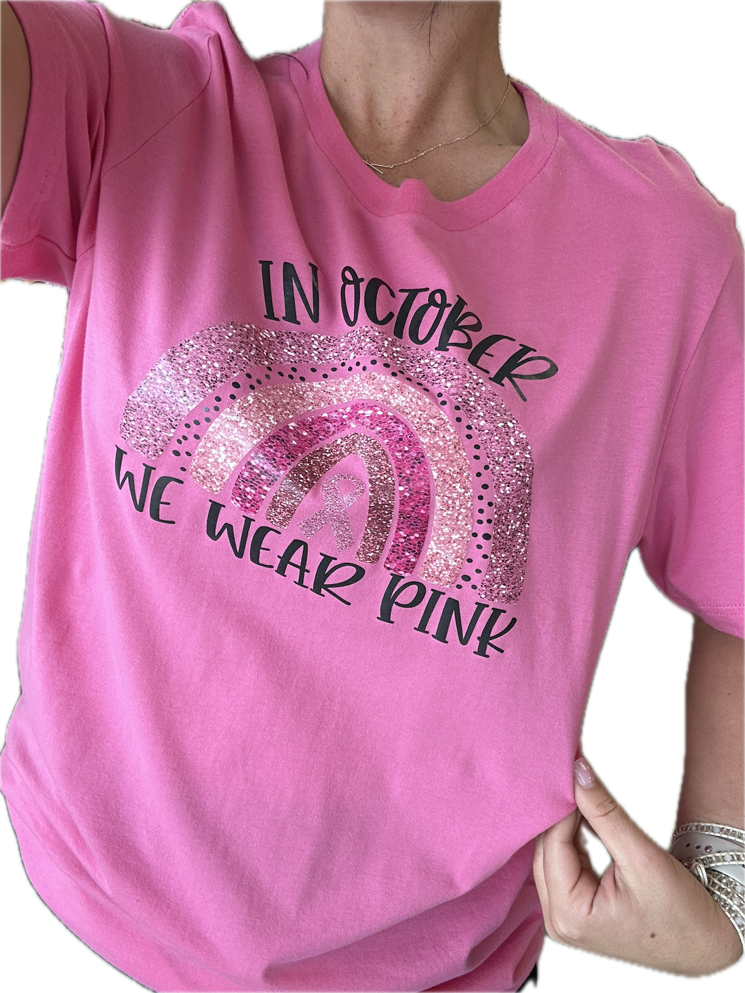 Wear Pink Rainbow Tshirt