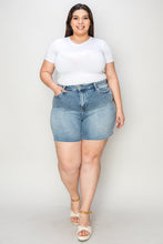 Load image into Gallery viewer, Judy Blue Full Size High Waist Rhinestone Decor Denim Shorts