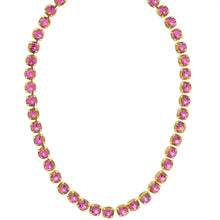 Load image into Gallery viewer, Sorrelli Matilda Heliotrope Tennis Necklace
