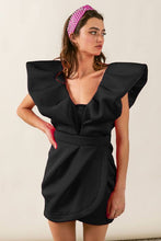 Load image into Gallery viewer, Ruffle Sleeve Tulip Dress
