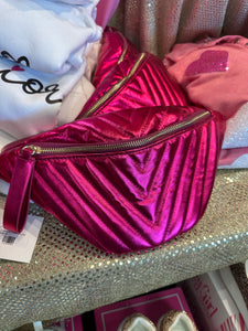 Metallic Pink Cross Body