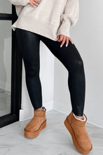 Load image into Gallery viewer, Black Crossover High Waist Pocketed Leggings