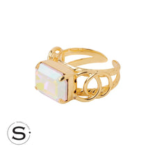 Load image into Gallery viewer, Sorrelli Studio Emerald-Cut Cocktail Ring-7