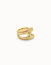 Load image into Gallery viewer, UNODE50 Smooth rectangular ring-GOLD 6-ANI0832ORO00012