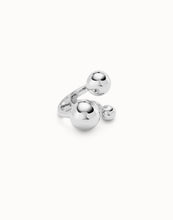 Load image into Gallery viewer, UNODE50 Ring With Three Bubble-Shaped Beads-SILVER 7.5#ANI0843MTL00015