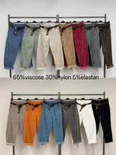 Load image into Gallery viewer, Made In Italy Black Stretch Pant O/S