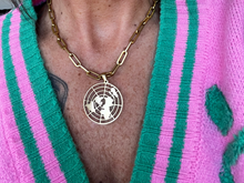 Load image into Gallery viewer, Flat Earth Pendant Necklace