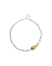 Load image into Gallery viewer, UNOde50 Necklace Medula Necklace with linked drops-Tow Toned #COL2089OROMTL0U