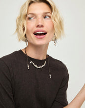 Load image into Gallery viewer, UNOde50 Medula Collar Necklace-Silver/Black