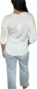Metallic Long Sleeve Top