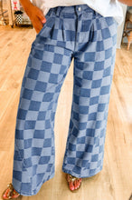 Load image into Gallery viewer, Checkered jeans