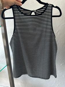 Stripped ribbed Sleeveless Top