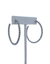 Load image into Gallery viewer, EKD Earrings Roped Hoop