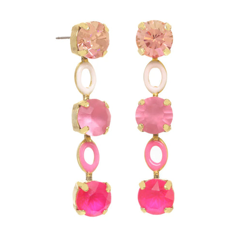Tova Farah Earrings-Pink