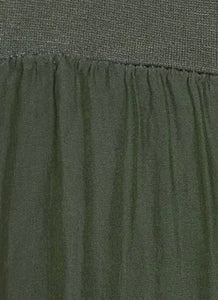 Made In Italy Solid Silk Pants- One Size