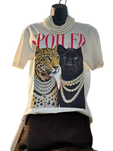 Load image into Gallery viewer, Spoiled Bling Double Leopard T-Shirt