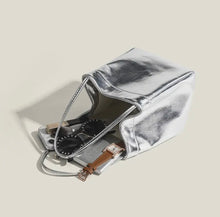 Load image into Gallery viewer, Small Bucket Bag-Silver