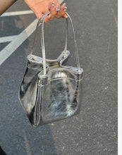 Load image into Gallery viewer, Small Bucket Bag-Silver