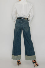 Load image into Gallery viewer, Tummy Control High Rise Wide Leg Jeans