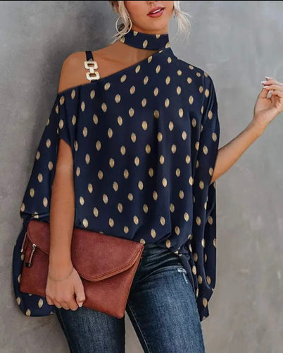 Chain Strap Off Shoulder Top