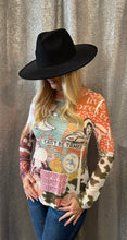 Load image into Gallery viewer, Howdy Long Sleeve Mesh Top
